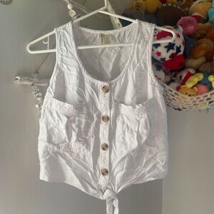 Knot Button Up Tank